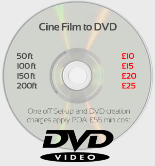 8mm Cine Film Transfer to DVD